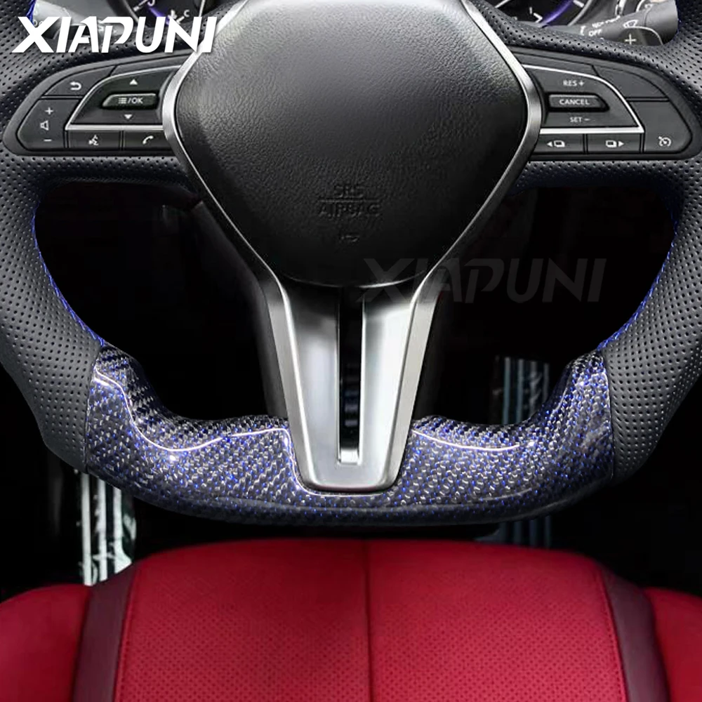 インフィニティ スポーツステアリング カーボン パンチングレザー インフィニティ スポーツステアリング カーボン パンチング