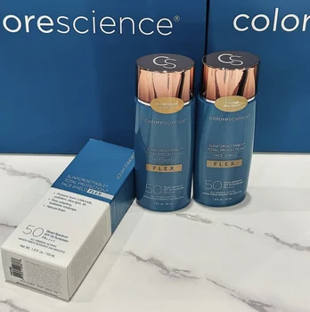 Colorescience Sunforgettable Total Protection Face Shield Flex SPF 50 Protezione Solare per Tonalità di Pelle Chiara e Media, Fondotinta Classico