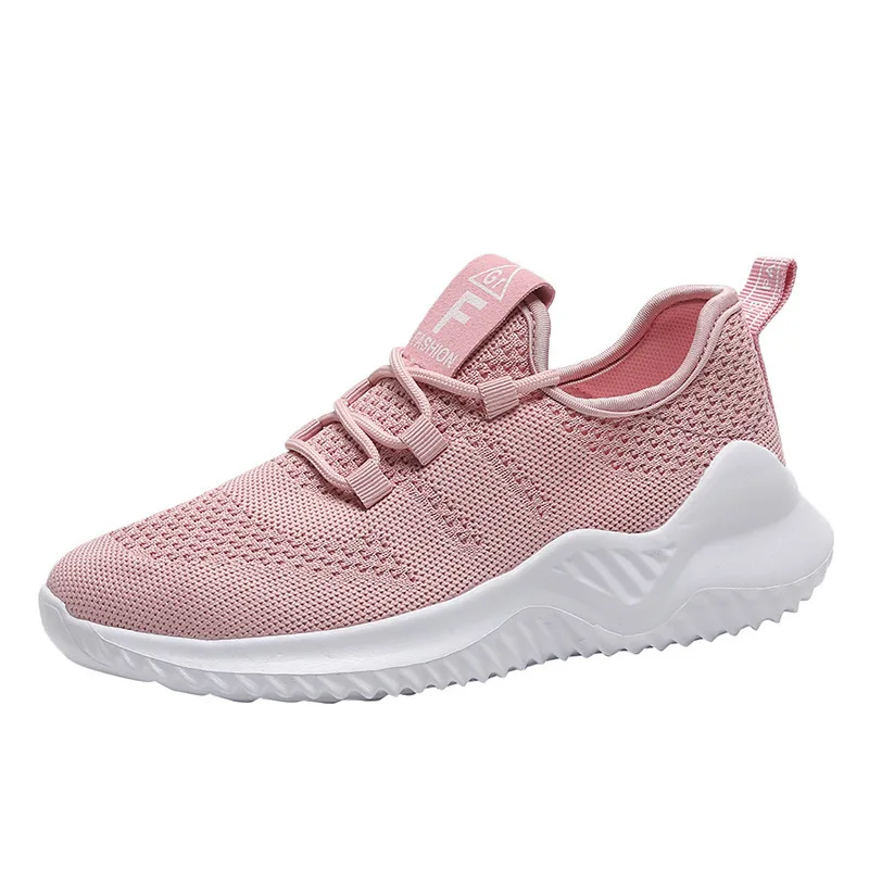 Women's New Sports Shoes Breathable Casual Versatile Fashion Lace Up Little White Shoes