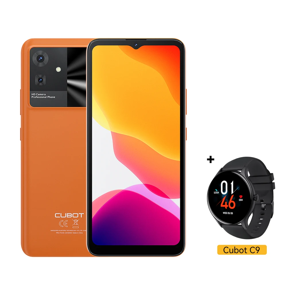 Smartphone CUBOT Note 21 12 (6+6) GB+128GB Android13 Doble Sim Desbloqueado  Face ID GPS