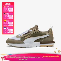 PUMA R22 Chaussures décontractées unisexes à semelle épaisse et confortable, style lifestyle, couleur marron 383462-52 1
