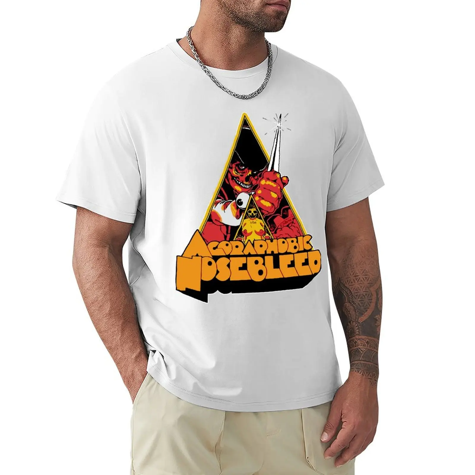 

Agoraphobic Nosebleed Clockwork Orange T-Shirt customizeds new edition T-shirts for men cotton
