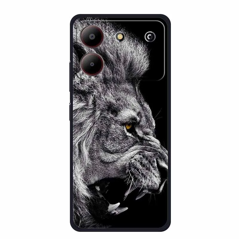 Sleek Black Silicone Soft Back Cover Case