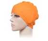 New Silicone Swimming Cap Unisex Flexible Waterproof Adult Waterdrop Swimming Head Cover Protect Ear Pool Bath Cap Badmuts 6
