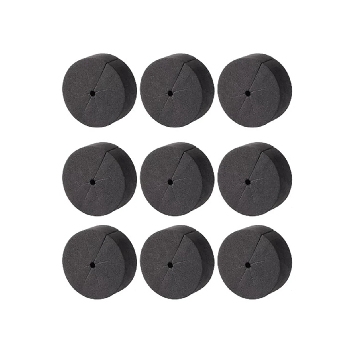 

40Pcs Garden Clone Collars Neoprene Inserts Sponge Block for 2 Inch Net Pots Hydroponics Systems and Cloning Machines