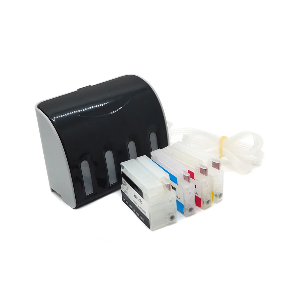4색 HP932 933 932XL 933XL Ciss 시스템(HP OfficeJet 6100 6600 6700 7110 7610 7612 7510 프린터용 ARC 칩 포함)