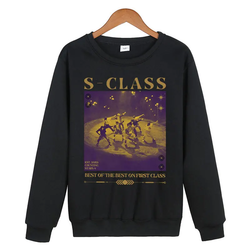 

Y2K Women's Sweatshirt Casual Harajuku Oversized Hoodie Couple Winter Pullover KPOP s-class stray kids Printed Woman clothing