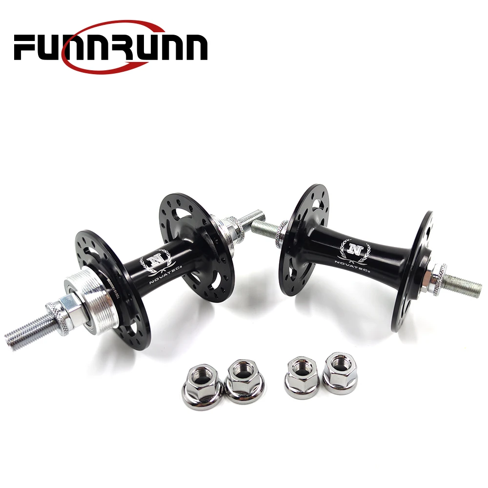 NOVATEC A165SBT/A166SBT Single Speed Bike Hub Fixed Gear Street Bike/Track Bike Hub Front M9x140