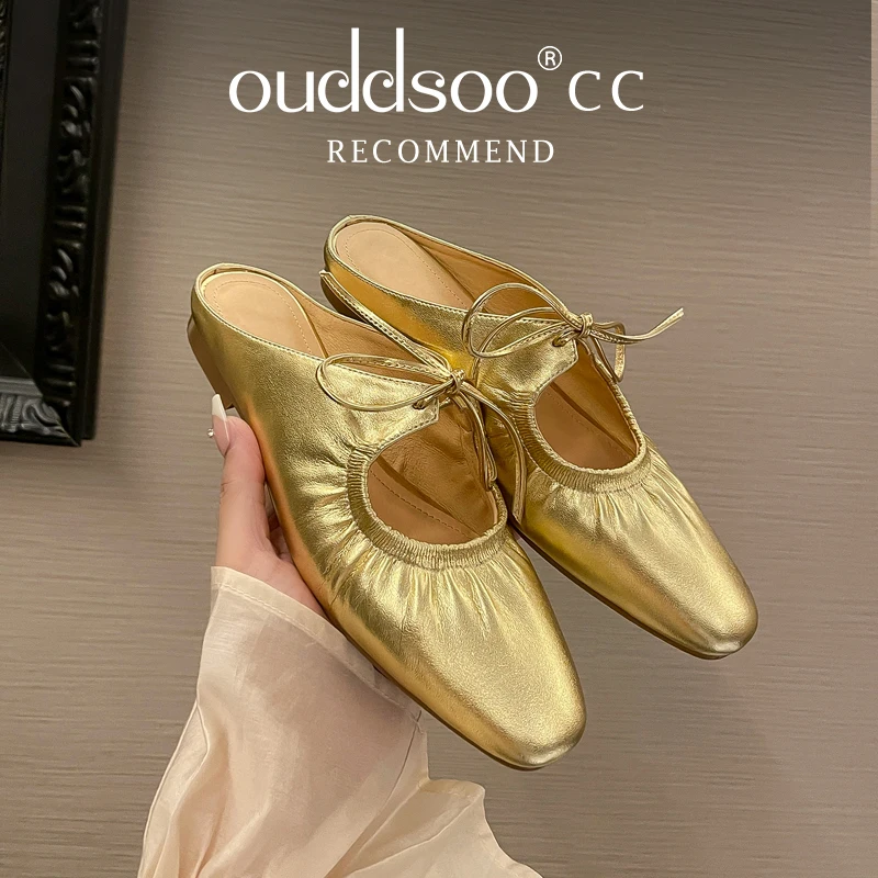 

ODS Shoes for Women 2024 High Quality Mules Women's Slippers Fashion Light Wild Casual Slippers Women Solid Closed Toe Female