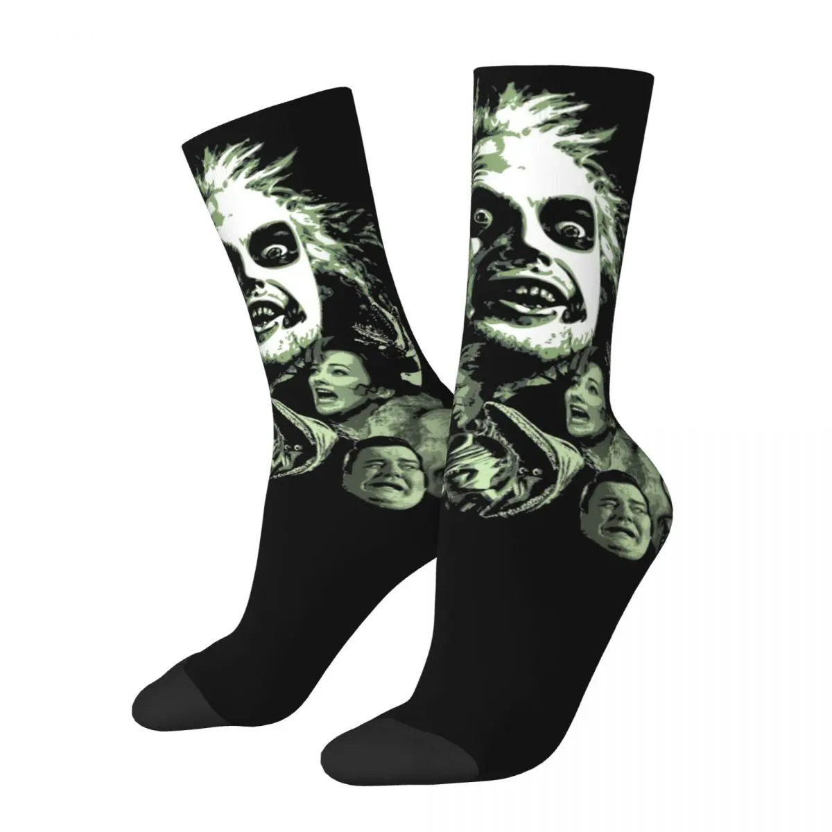 

Comedy Beetlejuice Horror Movie Gift Socks Merch for Women Men Flexible Stockings