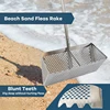 Beach Sand Scoop Shovel Metal Detector Sand Scoops Treasure Detecting Metal Detector Hunting Stainless Steel Tool Hex 2