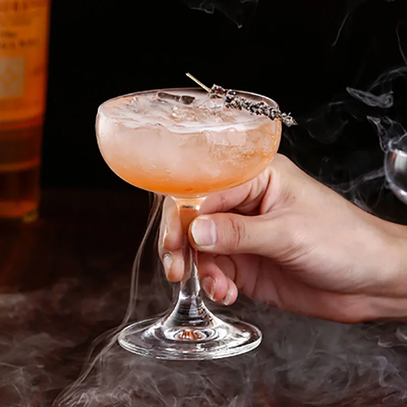 Crystal Glass Cocktail Cup, Dish Shaped Champagne Cup, Butterfly Shaped Tower, Wine Set, Classic Wine Cup