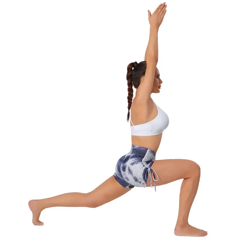 Women Sport Shorts Yoga Clothing Gym High Waist Push Up for Ladies Leggings Fitness Seamless Hip Lift Tight Sportswear Shorts