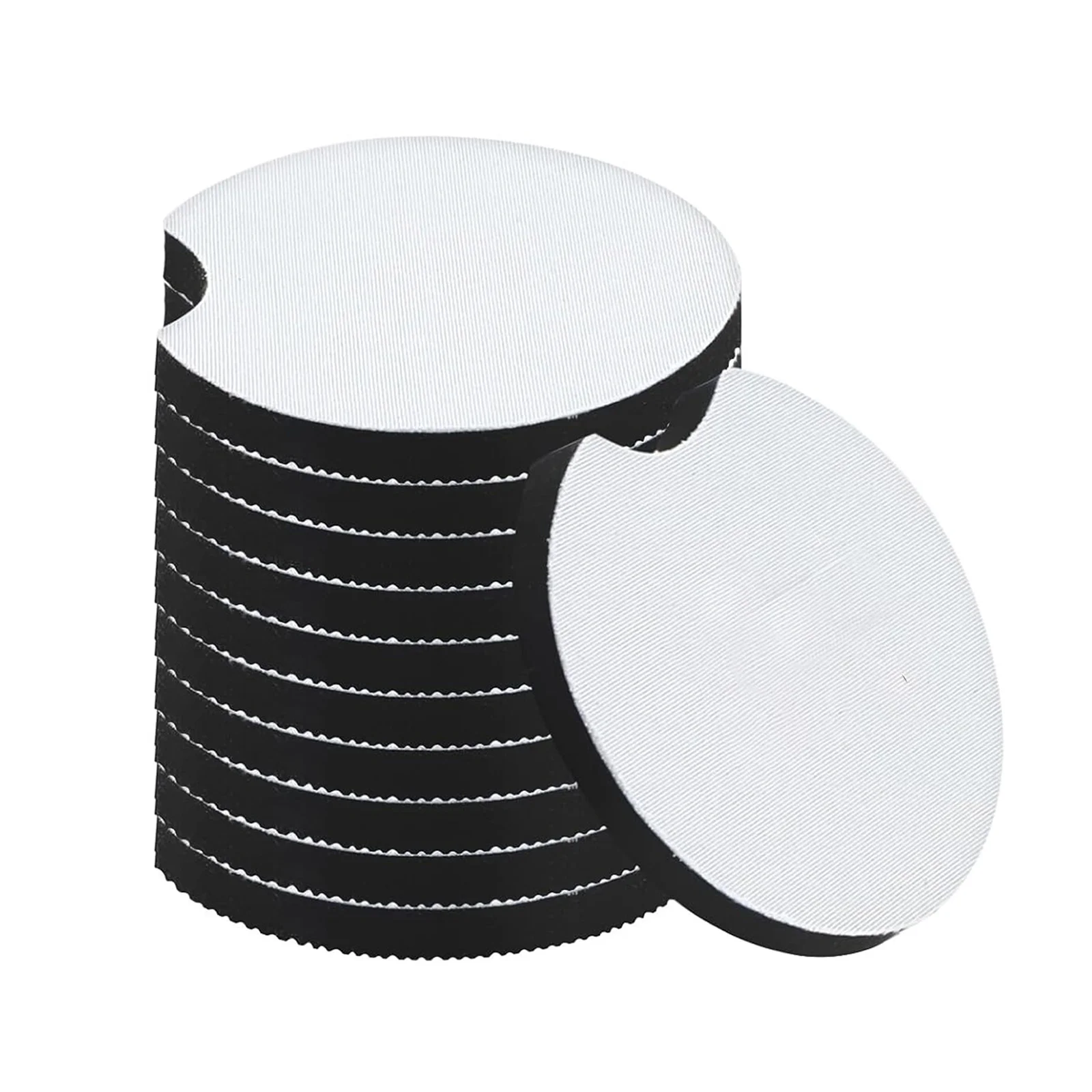 

Sublimation blank car coasters,2.75 inch (about 7 cm) round open blank sublimation coasters, for thermal sublimation DIY crafts.