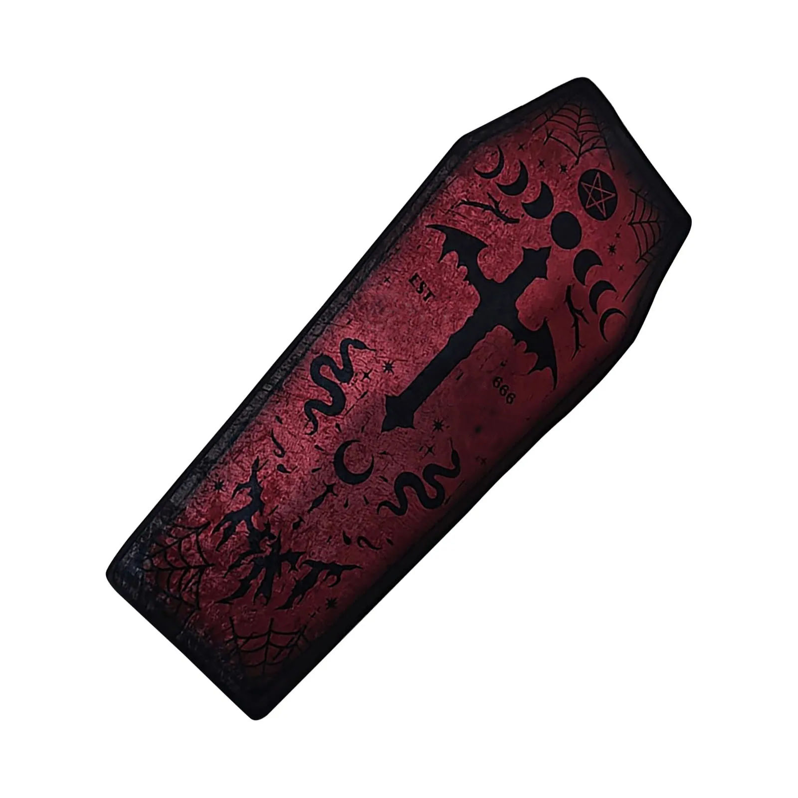 Witch Style Carpets for Living Room Halloween Bedroom Decor Vampire Carpet Dark Gothic Coffin Door Mat Original Design Rug