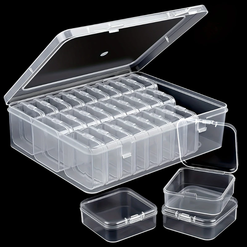 DIY Diamond Painting Embroidery Storage Box Nail Art Jewelry Rhinestone Mosaic Storage Container Multifunctional Box for Storage Box Plastic Storage Box Diamond Painting Storage Box Storage Container