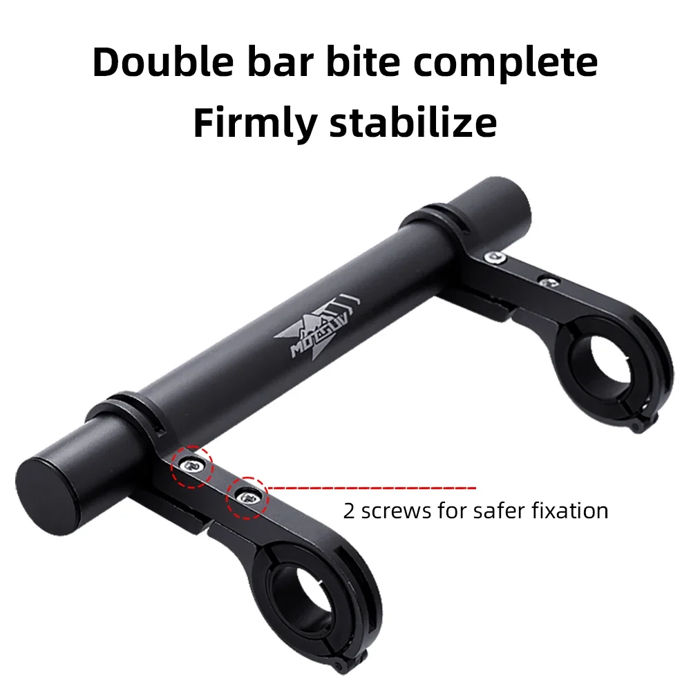 Bicycle Handlebar Extended Bracket 10/20/30cm MTB Headlight Mount Extented Bar Road Mountain Bike Handlebar Extender Rack Parts bicycle handlebar extender