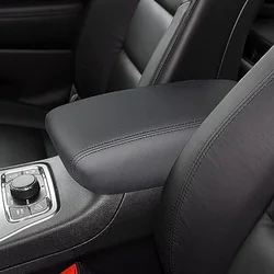 Premium Car Armrest Storage Box Cover - Console Protection & Organization Solution (Black)