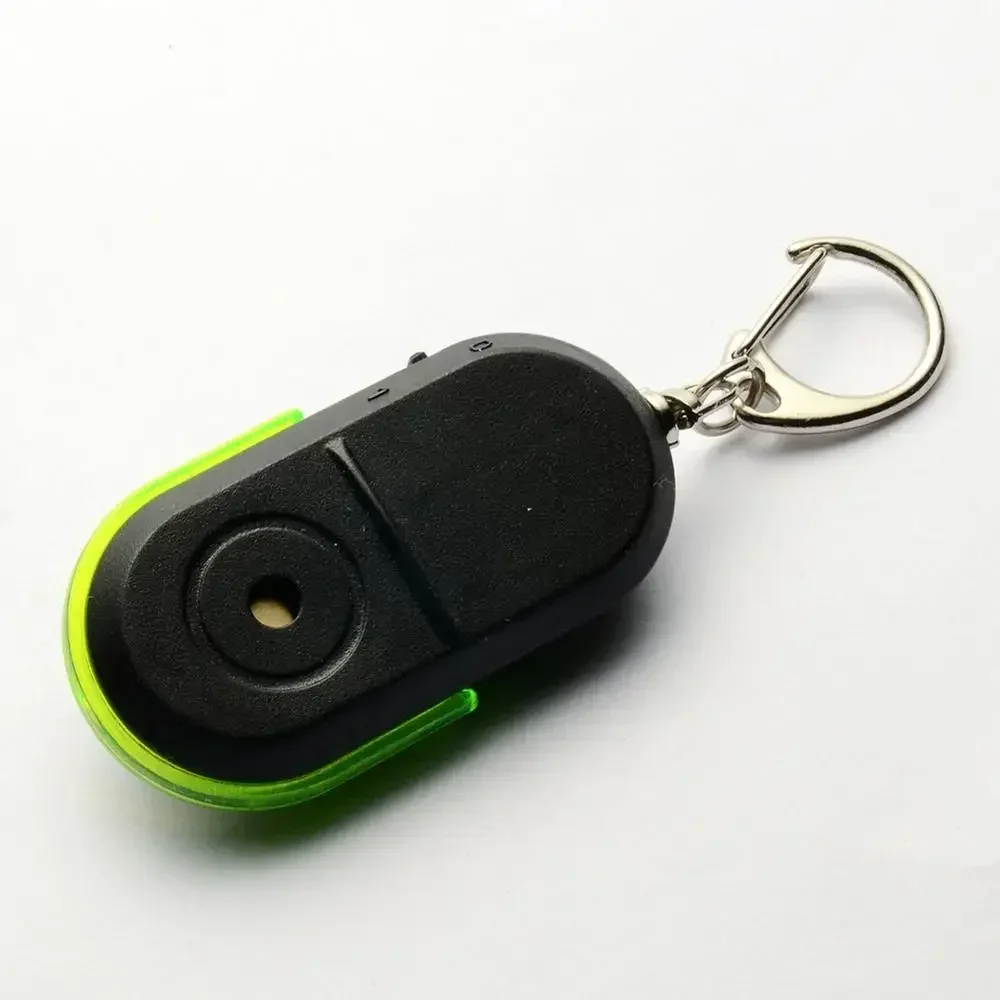LED Whistle Key Finder with Sound Control and Anti-Lost Alarm – Keychain Tracker