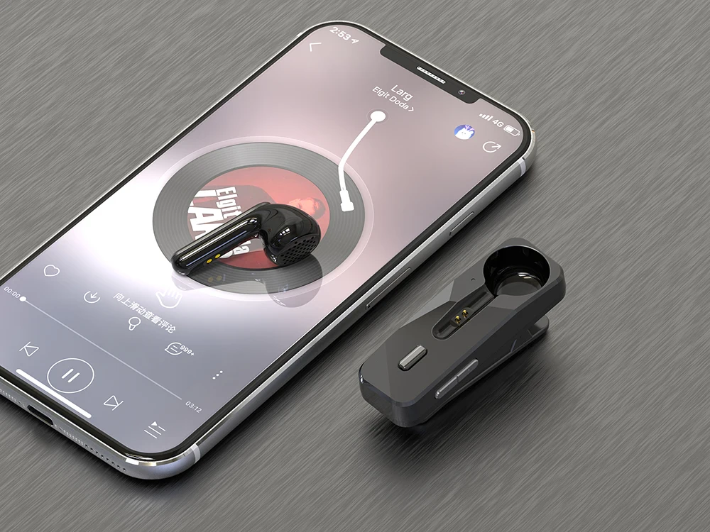 Mni Business Headset Bluetooth 5.1 Earphone Wireless Headphone Earbuds Driving Handsfree Phone Headset Fone Sem Fio Auricolari