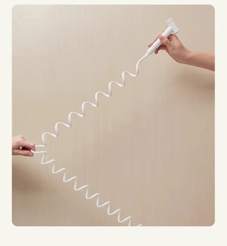 Description Picture 5 of itemBidet Faucets White Single Cold Water Brass Wall Mounted Bathroom Hygienic Shower Sprayer Toilet Washing Machine Tap 811581