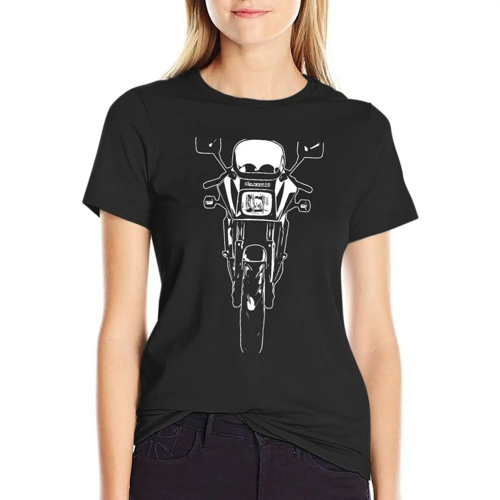 

Motorcycle GPZ900R Ninja 1984 Motorbike Art T-shirt summer tops summer clothes funny t-shirt dress for Women graphic