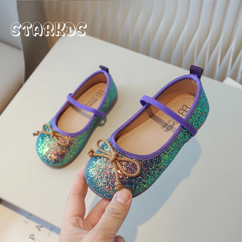 Sandalias Niña 24 Zapatos De Princesa Con Purpurina Mary Jane