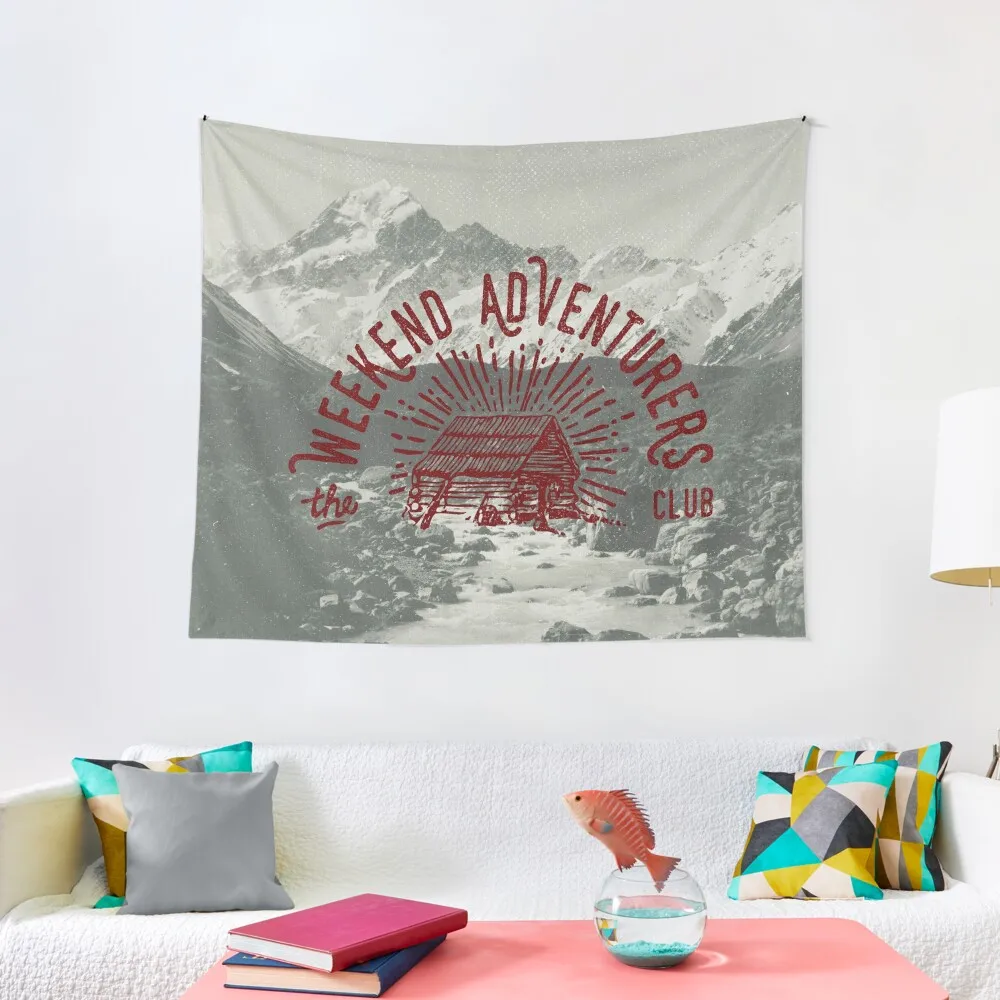 

Weekend Adventurers Club Tapestry Decoration For Home Wall Decorations