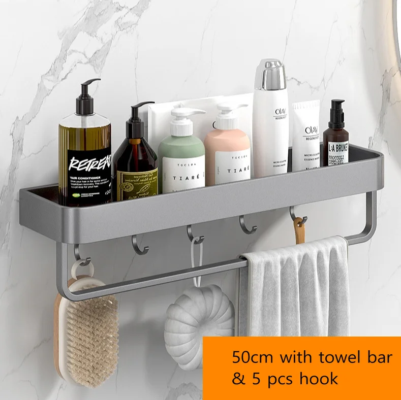 50cm bar 5hook gray