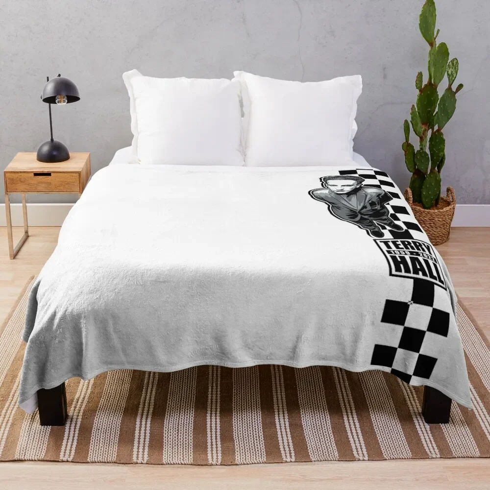

TERRY HALL TRIBUTE Throw Blanket Soft Plush Plaid Vintage Sleeping Bag Quilt Heavy Blankets