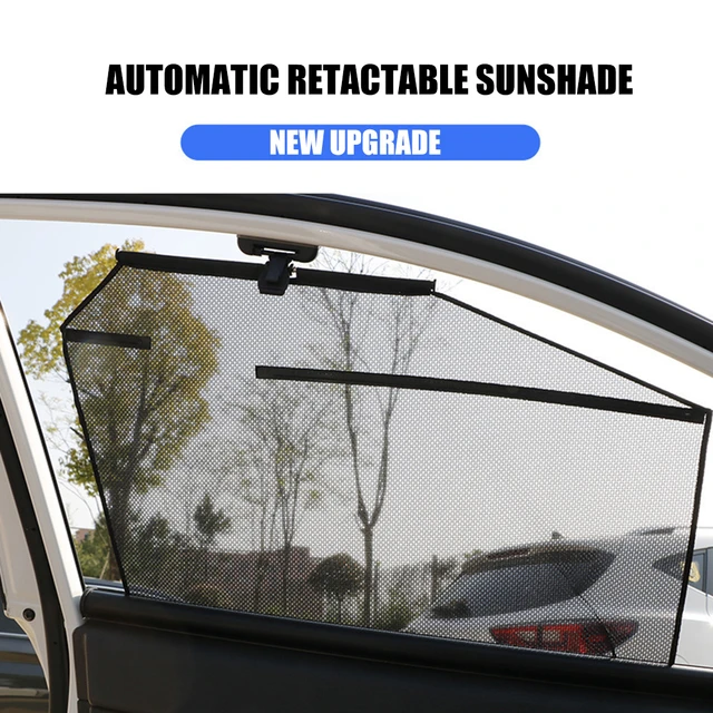 Rideau Pare-Soleil Rétractable pour Pare-Brise de Voiture, Protection UV  pour Fenêtre Avant, Arrière et Arrière - AliExpress