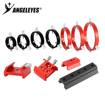 New Telescope Finder Ring 42102mm Guide Scope Bracket Base Astrophotography Astronomy Accessory Dovetail Plate Mount Adapter