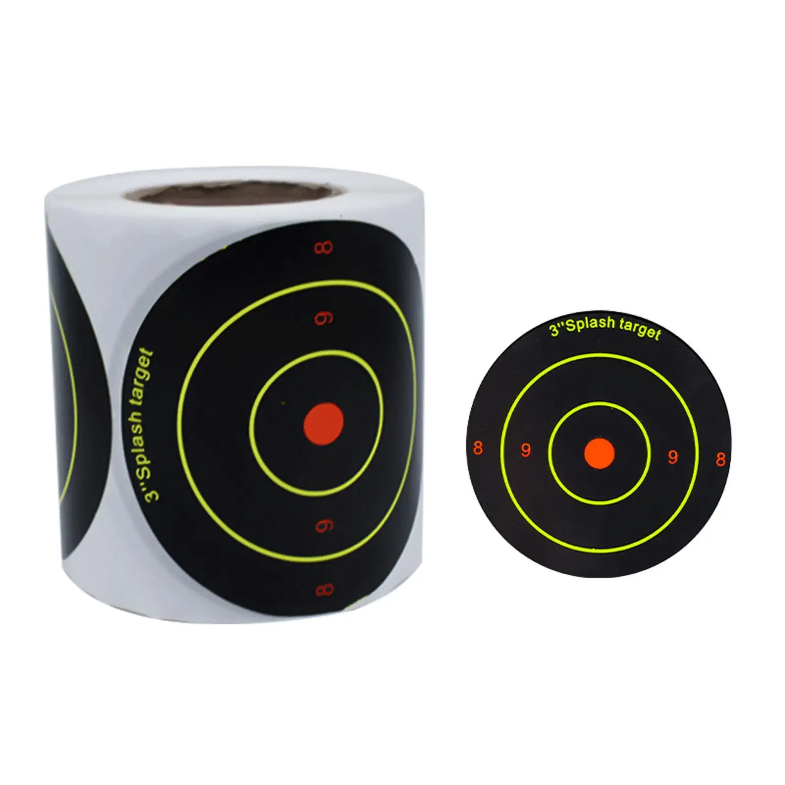 200pcs Shooting Splatter Target Self-adhesive Shoot Flower Objective Targets Stickers for Archery Bow Hunting Shooting Train 8 inch round target pasters shooting stickers self adhesive stickers shooting hunting target dots sticker gun rifles 50pcs set