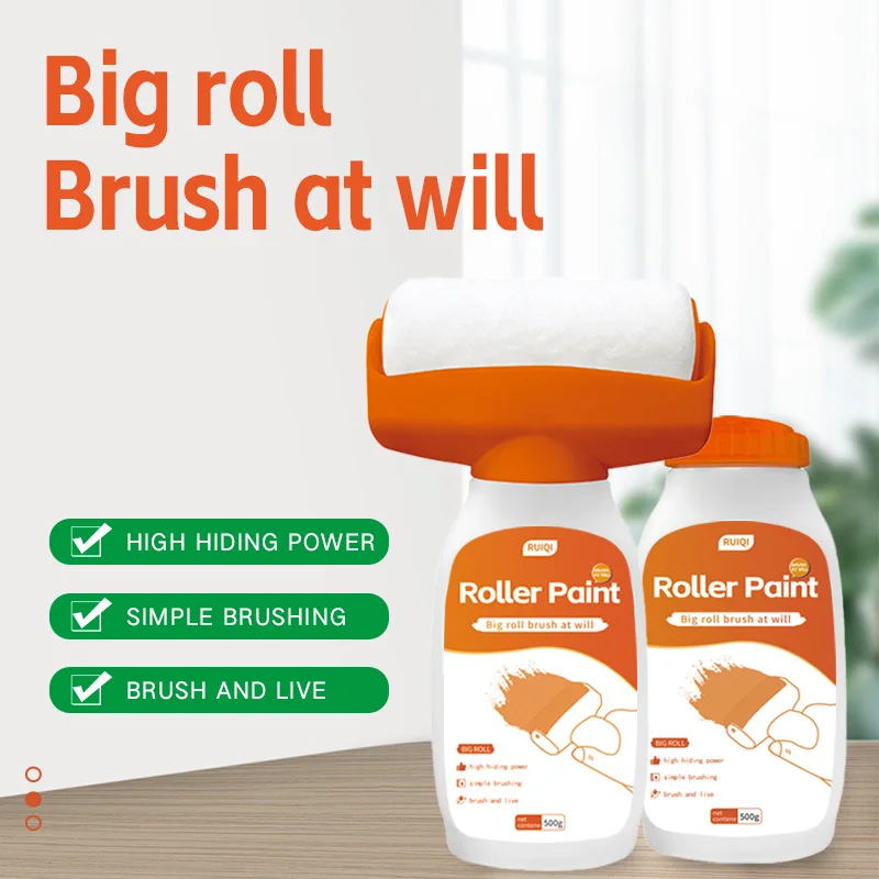 Wall Repair Rolling Paint Refinish Paint Roller Brush Wall Net-Odor Repair Tool 500g For Tile