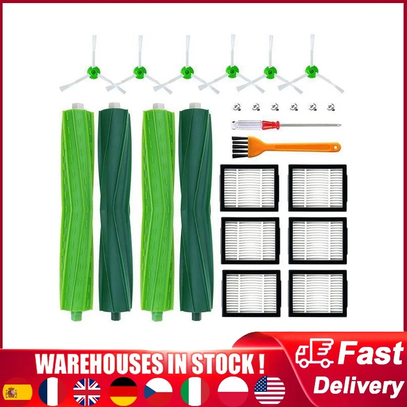 

for iRobot Roomba I7 I7+ I3 I4 I6 I8 I8+/Plus J7 J7+ E5 E6 E7 Vacuum Cleaner Robot Vacuum Main Side Brush Hepa Filter Mop Rag