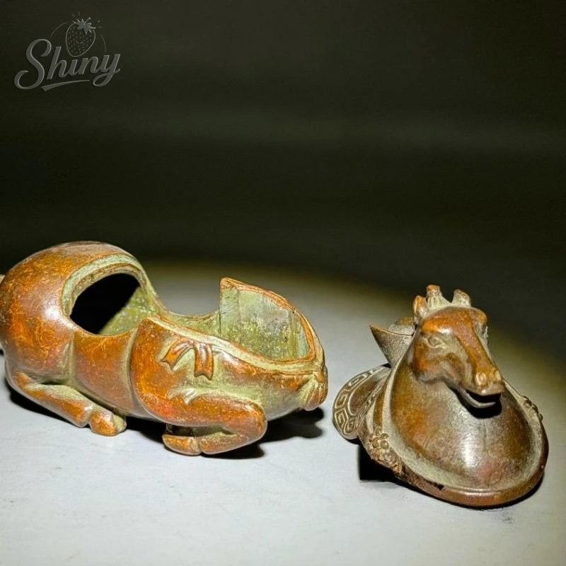 美術品・アンティーク・コレクション 銅車馬 馬 唐犬 獅子犬 鳳凰