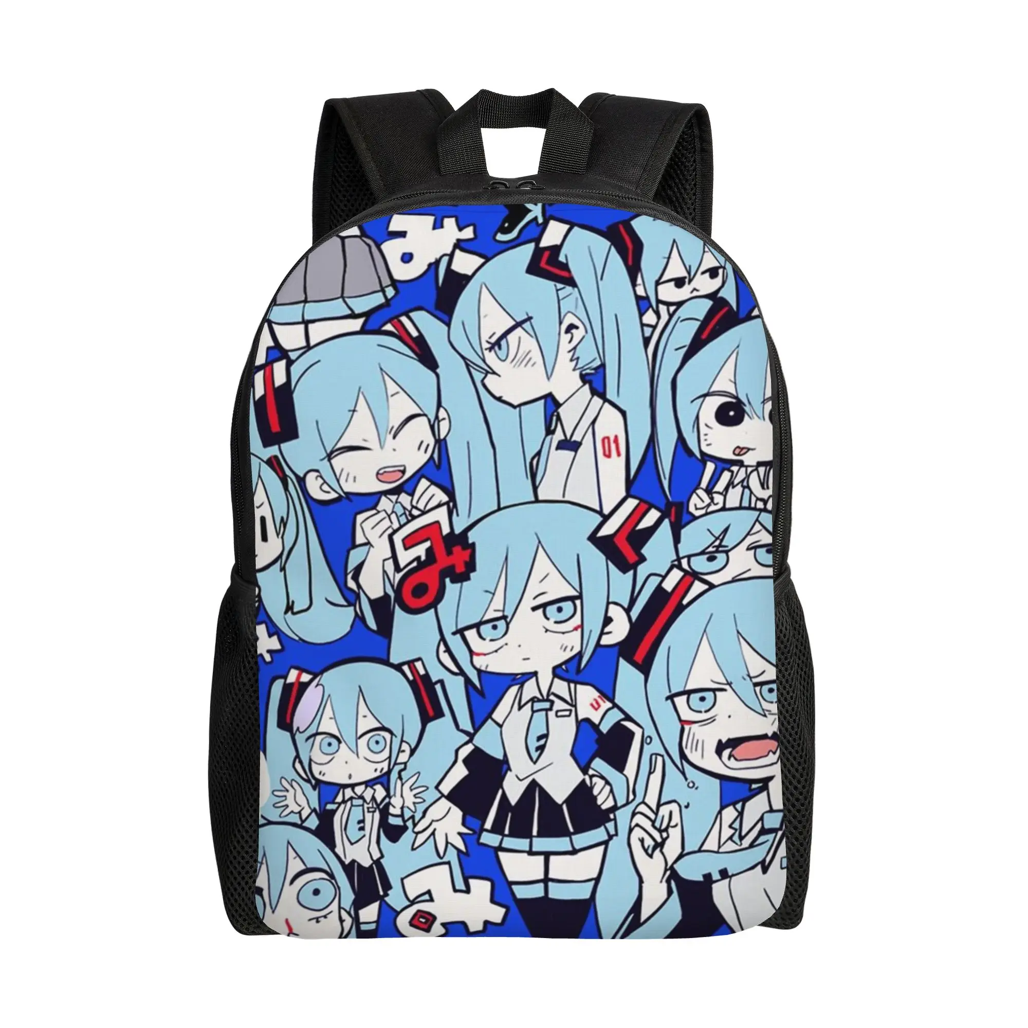 Stylish Unisex Hatsune Miku Backpack - Fashionable and Durable Daypack