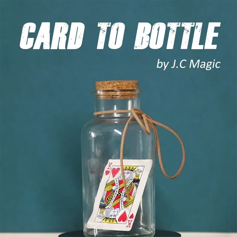 J.C Magic Tricks의 카드를 병으로 카드 선택 병에 나타남 Magia Magician 닫기 Sreet Illusions Gimmicks Mentalism Props