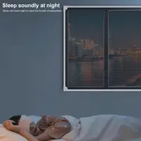 Window Screen Magnetic Anti-mosquito Screen with Strong Adhesion Adjustable Mesh Window for Prevention Adjustable Window Screen 1