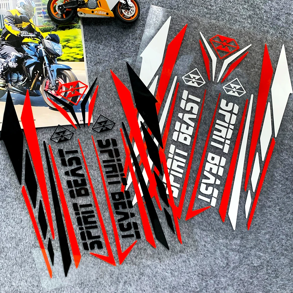 Décoration Réservoir Moto Protection Réservoir Moto HIMNIL - Autocollant Fishbone, Gel Silice, Kawasaki ER6N Décal Réservoir Moto Personnalisable