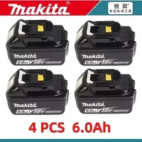 NEW Original Makita 18V Battery, For Makita Power Tool BL1860 BL1830 LXT400, Makita 18 v Battery 18650 Lithium-ion Cell Suitable 1