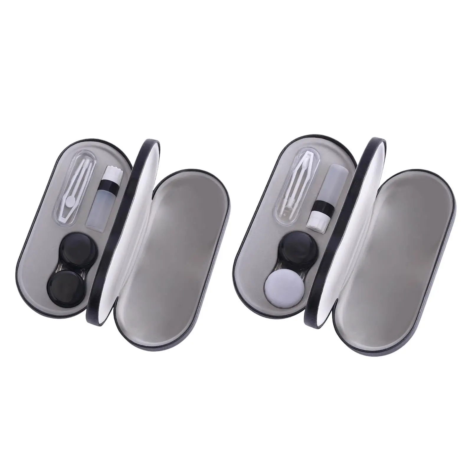 

Double Sided Eyeglasses Case Contact Glasses Container Holder