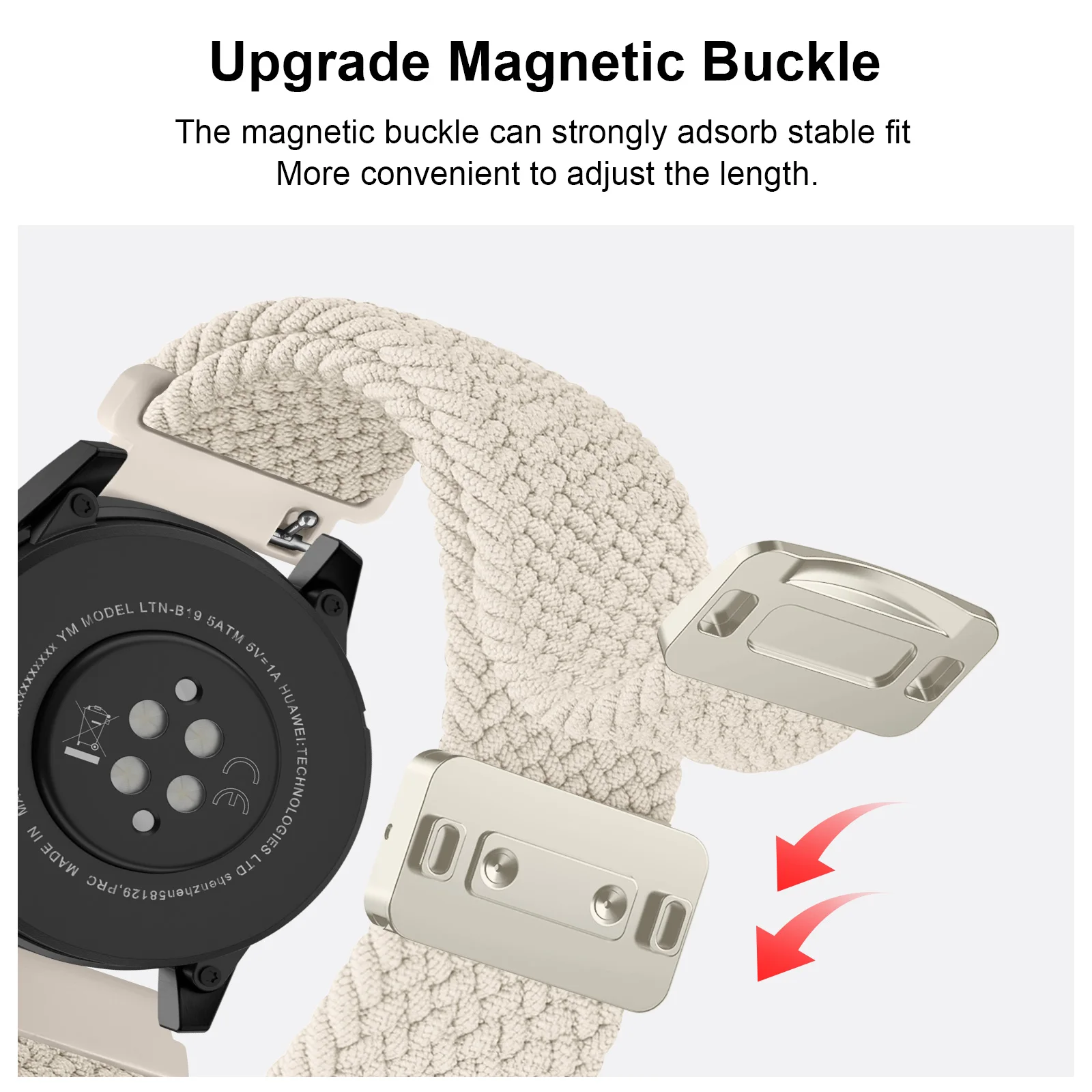 Braided Watch Strap - Adjustable Sizes