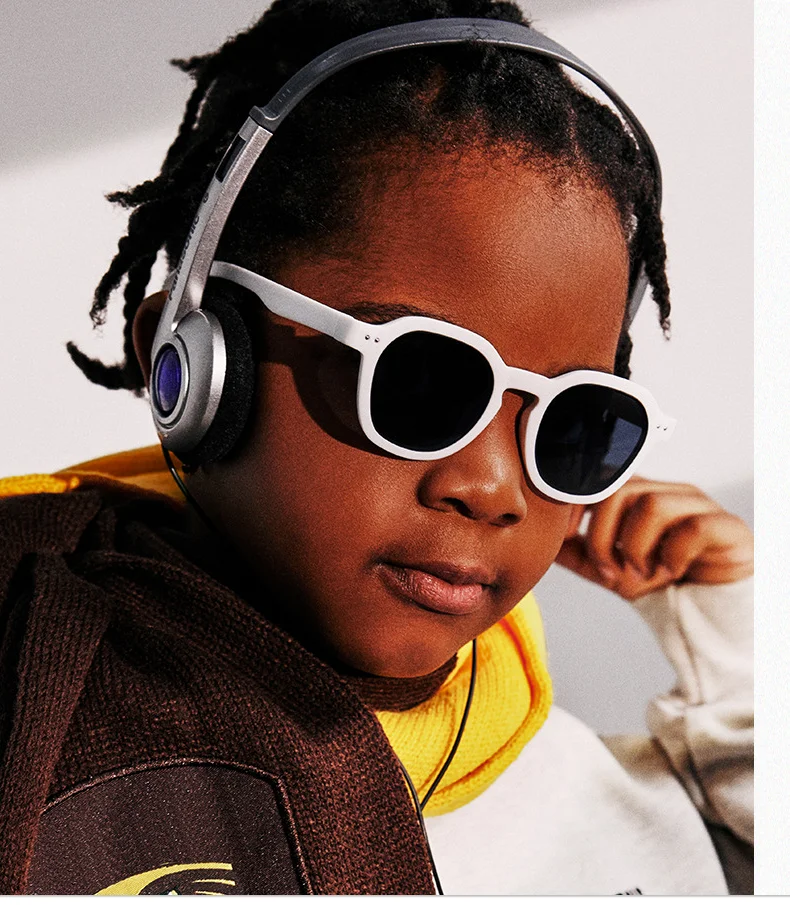 Ralferty 2025 Flexible Kinder-Sonnenbrille für Mädchen und Jungen, Outdoor, UV400, polarisierte Sonnenbrille, Kinder-Sonnenschutz, 3–9 Jahre, unzerbrechlich – Detail 5