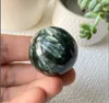 Natural Seraphinite Mineral Sphere Crystal Healing Stone Home Decoration Gift 1