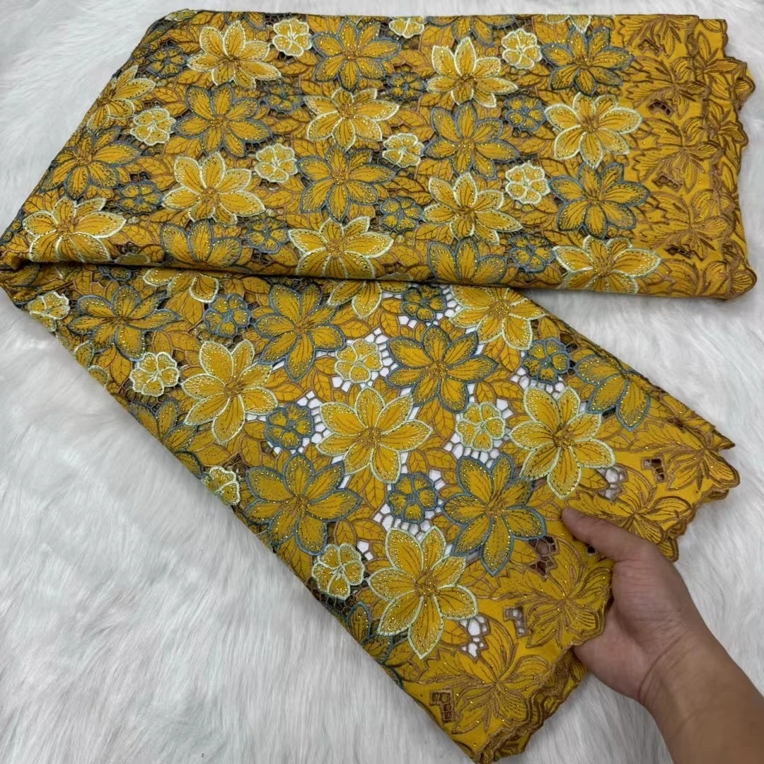 

African Sequins BEeads Groom Lace Fabric 2024 High Quality French Lace Fabrics For Nigerian Party Wedding Dress Sewing