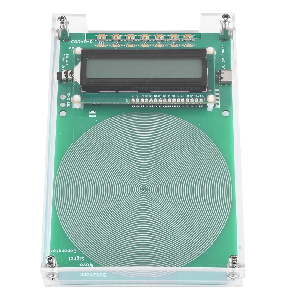 Adjustable Signal Generator 0.01HZ~100KHZ 7.83Hz Schumann Resonance Ultra-low Frequency Pulse wave Generator Audio Resonator 5