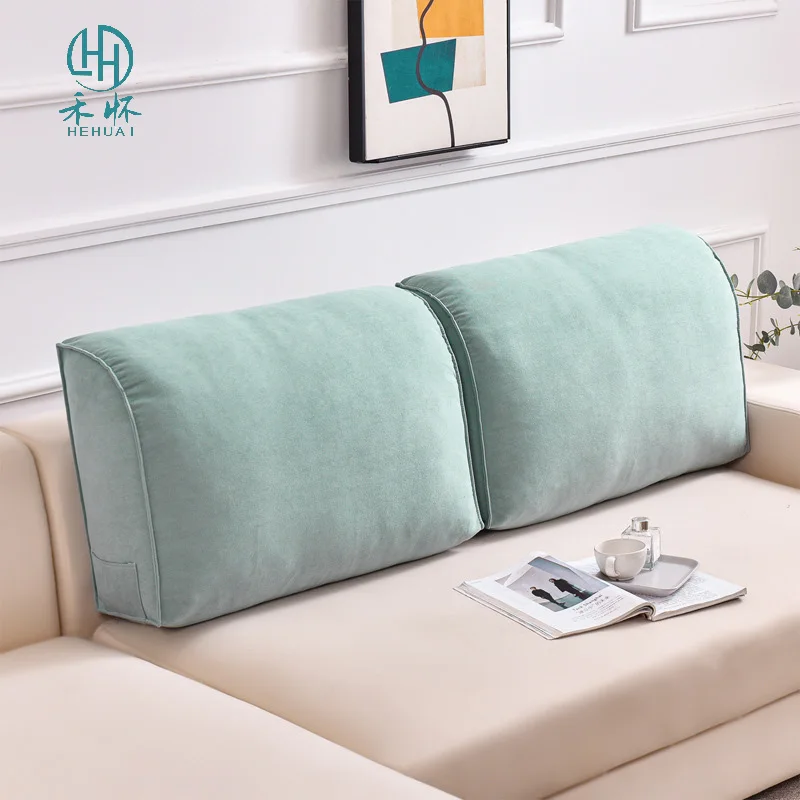 Cojín triangular para respaldo de sofá, almohada de lectura, cojín de  cintura, silla Lumbar, decoración de respaldo respaldo sofa cojin sofa  respaldo cojin de respaldo sofa cojines decorativos para sofá - AliExpress