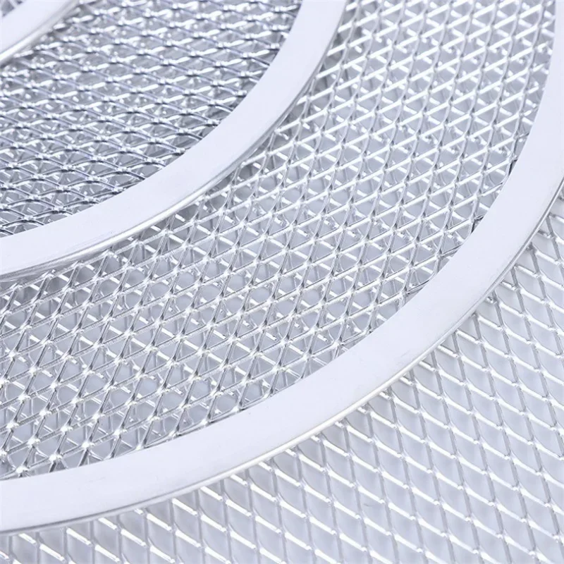6-14 Inch Pizza Baking Pan Mesh Round Aluminum Pizza Screen Baking Pan DIY Non-stick Mold Oven Hollow Pie Mesh Tool pizza bakeware