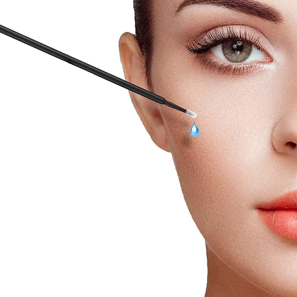 Extension Micro Disposable Lash 100PCS Eyelash Cleaning Brush Brushes Cotton Swab Individual For Eyelashes Removing Beauty Tool